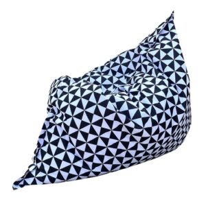 Hit crni trouglovi lazy bag jastuk od šoteksa, 999953