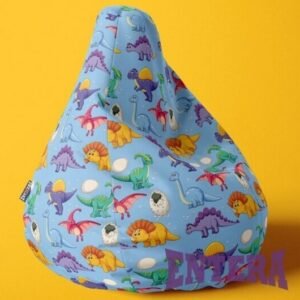 Dinosaurusi svetlo plavi lazy bag od šoteksa, 999973