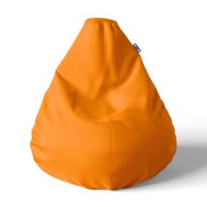 Narandžasti lazy bag, jednobojni šoteks, 010-202