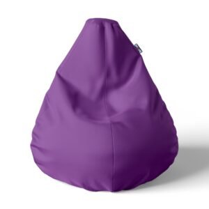 Ljubičasti lazy bag, jednobojni šoteks, 010-216