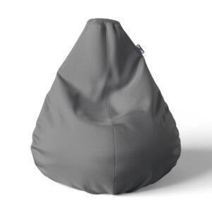 Tamno sivi lazy bag, jednobojni šoteks, 010-218
