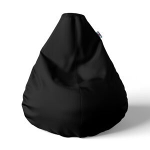Crni lazy bag, jednobojni šoteks, 010-200